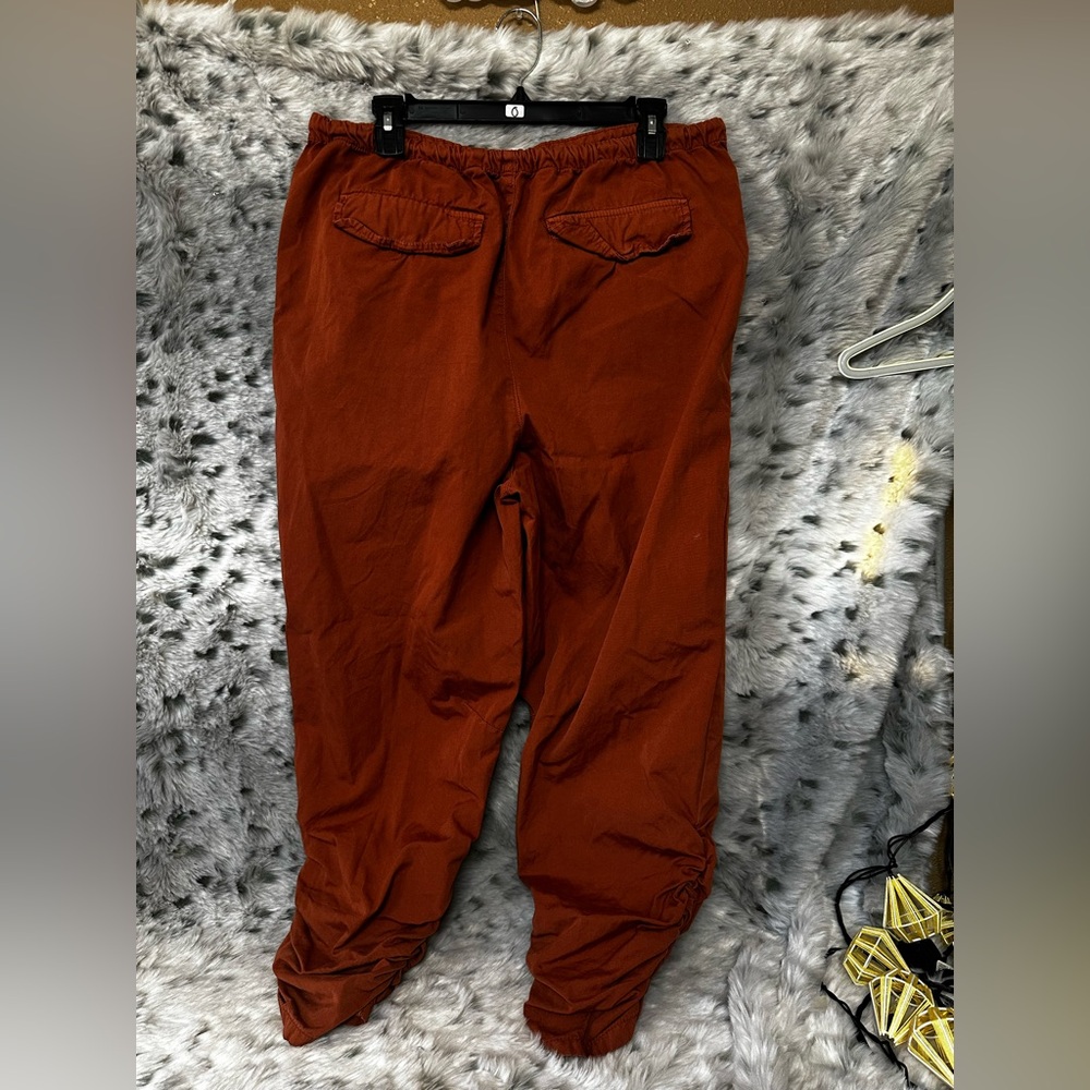 283. Free People Myrrh Terracotta Orange Parachute Boho sz small oversized - Picture 6 of 10